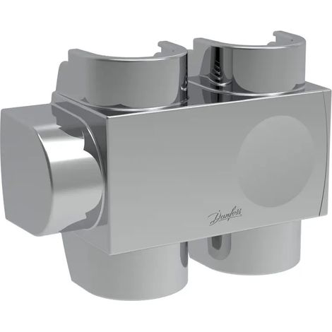 Danfoss Copertura in plastica per VHS-DV DG, sensore destro in cromo, radiatore 1/2'', 013G7963