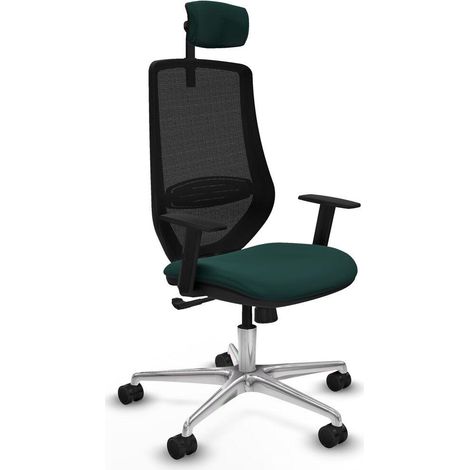 piqueras-y-crespo Silla Mardos verde cómoda para escritorio (1/3)