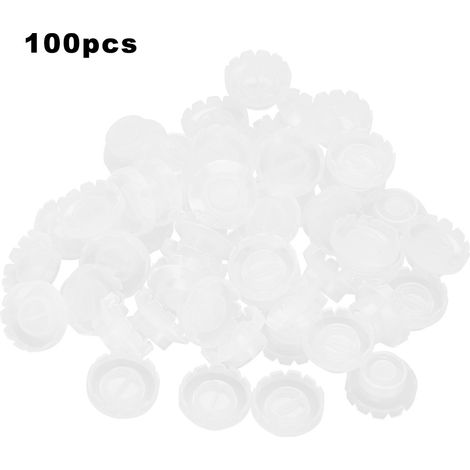 Support pour extensions de cils avec anneau jetable - 100 pièces, support adhésif pour colle à cils (1/5)