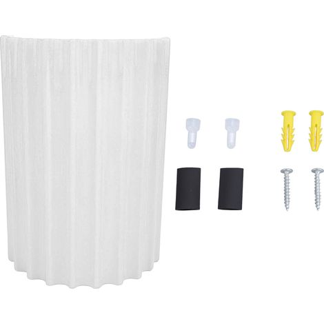 Applique murale moderne, luminaire minimaliste, design demi-cylindre, lampe montée verte pour ampoules G9, chambre à coucher, couloir, blanc