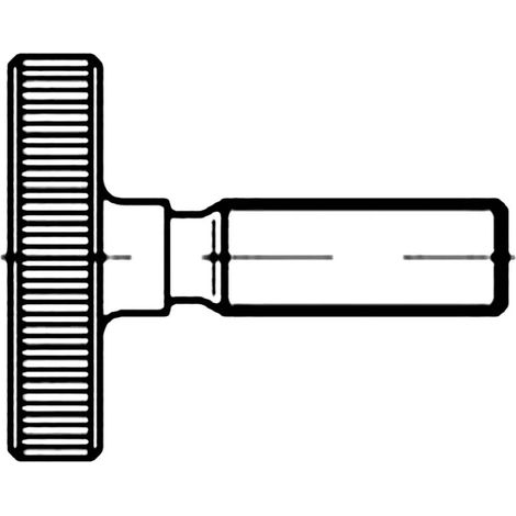 [GEBRAUCHT] B-Ware Toolcraft Rändelschrauben Schrauben M6 Edelstahl 30 Mm Din653 Packung 10 Stück