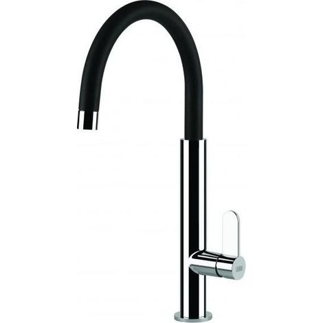 Elleci MKKDOV86 Dove Miscelatore Monocomando Cucina Canna Girevole Foro Singolo 35 mm colore Nero