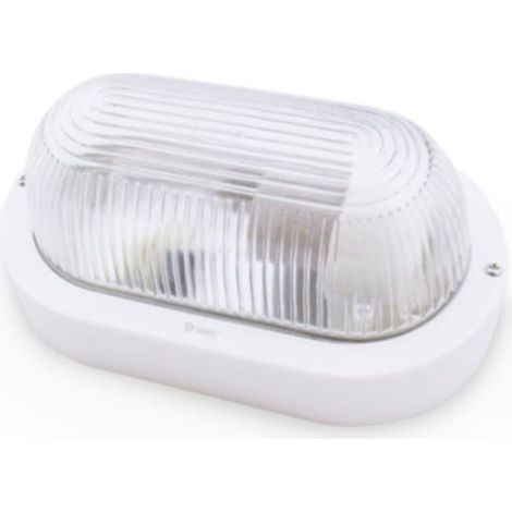 Applique ovale in termoplastica BIANCO E27 GSC 0700644