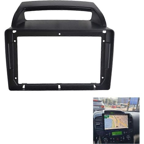 Kit de montage adaptateur pour autoradio 9 pouces avec cadre et façade pour Kia Grand Carnival Sedona VQ (2006-2014). (1/5)
