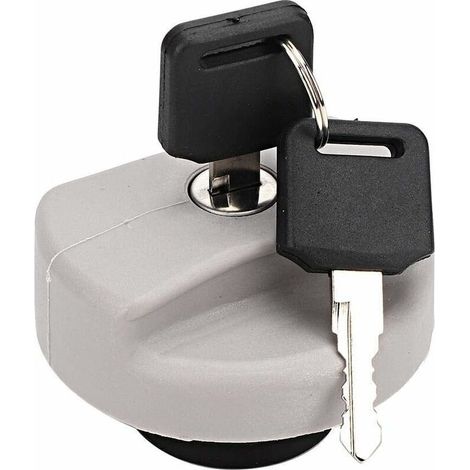 Bouchon de réservoir de carburant pour Vauxhall Opel,Bouchon de réservoir de carburant, bouchon d'essence gris couvercle de verrouillage clés 1702834 93224461 adapté pour Opel Vectra Astra (1/4)
