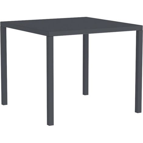 Tavolo autolivellante ed impilabile "Quatris" in acciaio per bar e ristoranti "Made in Italy" -Bianco / 70 x 70 cm (1/4)