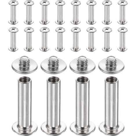 Chicago Screw M4x20mm 6mm Longueur Métal Phillips Clou Rivet Stud (1/5)