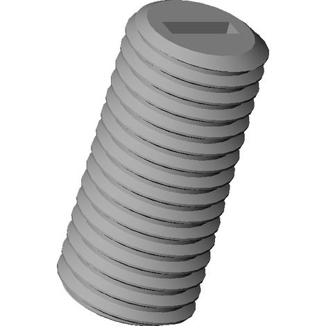 Ajile - M10x16 : Vis plastique sans tête fendue diam. M10 longueur L:16 mm