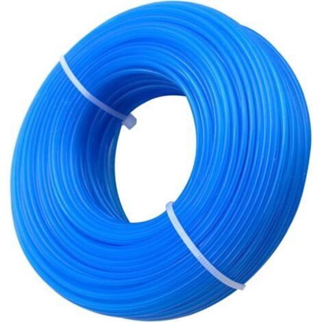 Bobina di filo di nylon tondo per decespugliatori, diametro 1,6 mm, lunghezza 100 m, filo di ricambio - Crezuo