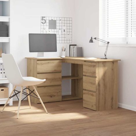 Eckschreibtisch Artisan-Eiche 145x100x76 cm Holzwerkstoff
