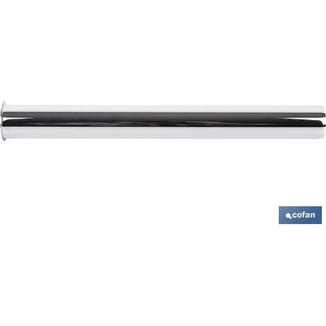 Tubo cromado para sifón de botella Ø32 x 300 mm (1/5)