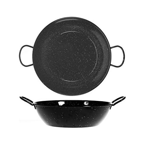 Padella profonda smaltata con manici ø30cm Vaello