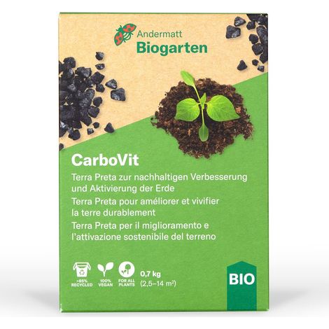 Andermatt Biogarten CarboVit Feststoffdünger mit Terra Preta  - 700 g