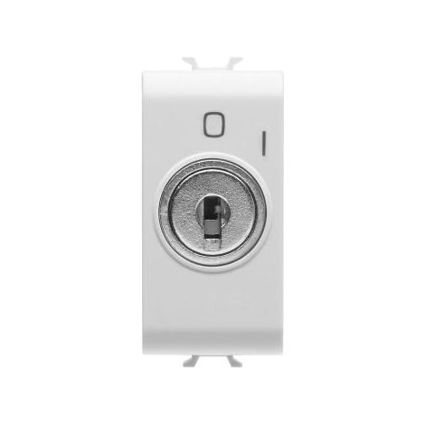 INTER. 1M 2P 10AX+CLÉ BLANC GEWISS GW10006