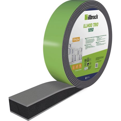 Illbruck Fugendichtband B 58mm Dichtungsband TP654 mit 3-Lagen Schaumstruktur, 8m (1/5)