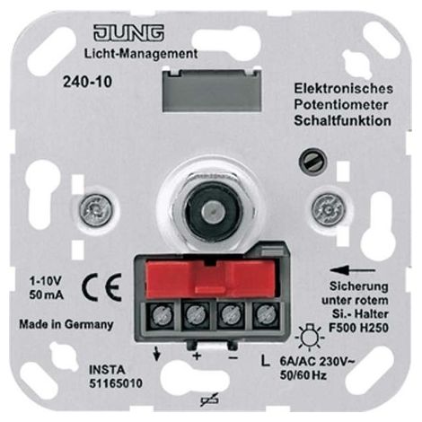 Jung Potentiometer 240-10 blanc régulation luminosité
