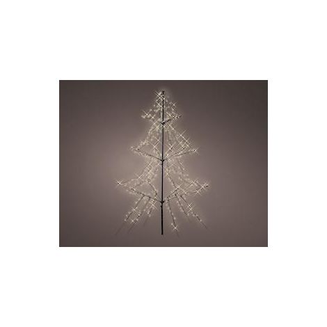 LED Light-up-Baum Tw. aussen 200cm-420L,schwarz/wweiss