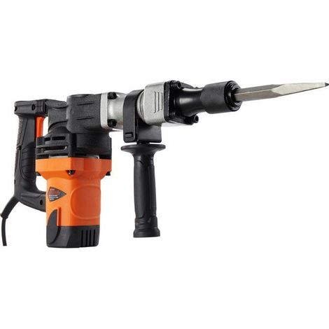 Marteau de démolition électrique - 1400 W - 19 J - 2900 BPM - Poignée rotative 360° - Anti-vibration (1/5)