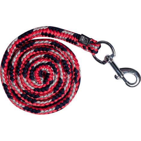 140 cm, Rosso: Nylon kurz Länge 140 cm mit Karabiner Modell Aymee (1/3)