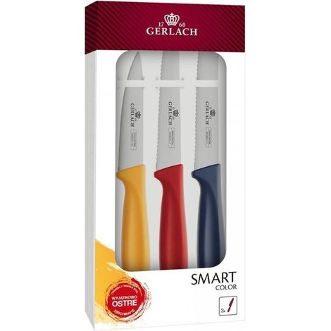 Set mit 3 Smart Color Gerlach Messern Gerlach