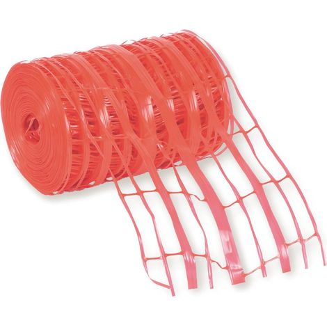 Grillage Avertisseur Rouge 100 m x 30 cm – Sécurité et Délimitation - Mondelin