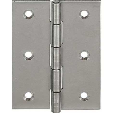 VORMANN 10502080 Scharnier 10502 Höhe 80 mm Breite 58 mm Stärke 1,5 mm Edelstahl (1/3)