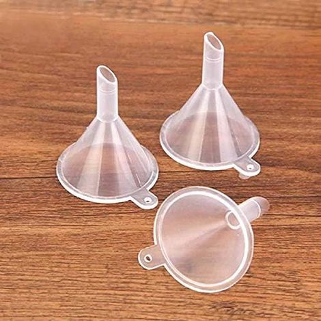 superior ZRL® Remplissage Vide Bouteille Outil d'emballage pour Voyage en Plastique Mini Petits entonnoirs Le Parfum Liquide Huile Essentielle Splitter x10 pcs - (1/4)