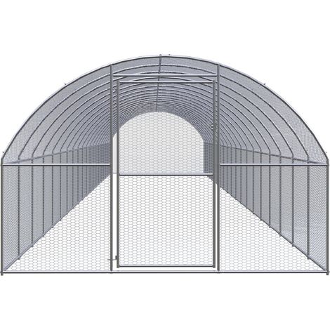 Maison Exclusive - Outdoor-Hühnerstall 3x20x2 m Verzinkter Stahl