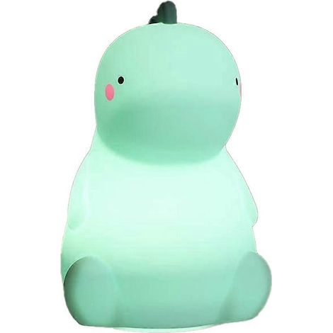 veilleuse rechargeable en silicone représentant un adorable dinosaure