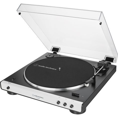 Audio-Technica AT-LP60XBT Tourne-disque entraîné par courroie Blanc Complètement automatique