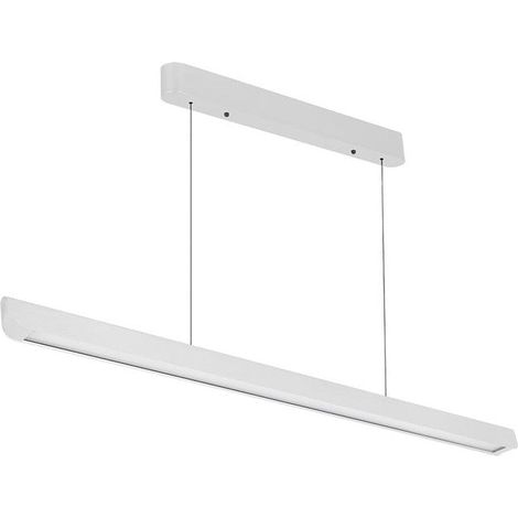 Suspension Linéaire LED 36W CCT Diffusion Large 100° Blanc 120cm - SILUMEN