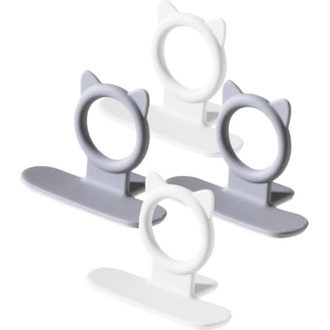 de 3 brosses de nettoyage pour salle de bain avec base et