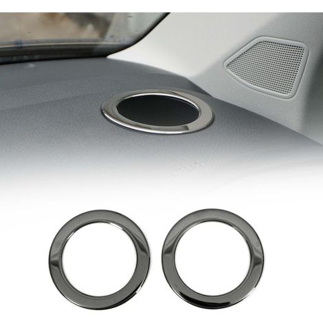 Cadre Porte-gobelet pour VW T6 T6.1 Transporter Tout 2015-2024 INOX chromé foncé (1/5)