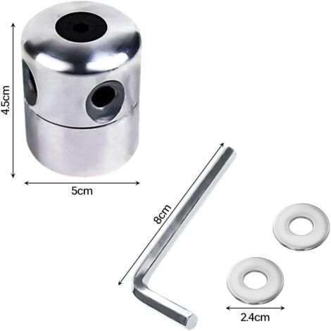 Ricambi per decespugliatore, 2 pezzi per tosaerba in alluminio, testina universale per decespugliatore, testina in alluminio per decespugliatore, per tosaerba, filo per decespugliatore per impieghi gr (1/4)