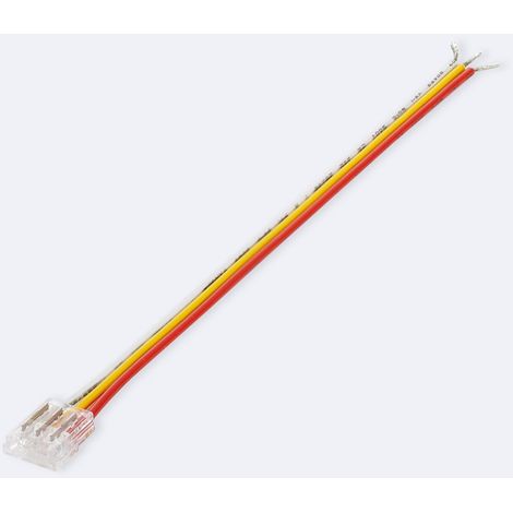 Connettore Hippo con Cavo per Strisce LED CCT 12/24V DC SMD IP20 Larga 10mm  10 mm