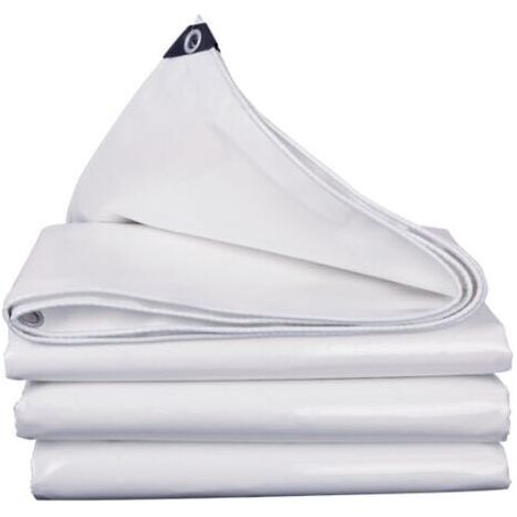 Bâche de protection imperméable en PVC 2x3m – Haute densité avec œillets – Résistante aux déchirures pour chantiers humides