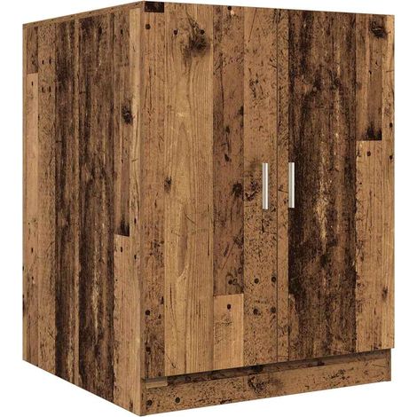 Maison Exclusive - Mobile per Lavatrice Legno Antico 70,5x71,5x91,5 cm