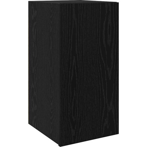 Maison Exclusive - Meuble TV mural Chêne noir 30,5 x 30 x 60 cm Bois d'ingénierie