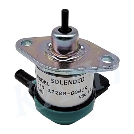 Électrovanne d'arrêt d'urgence pour pelle hydraulique Kubota D905/D1005/D1105/V1505, référence 17208-60016/12V (1/5)