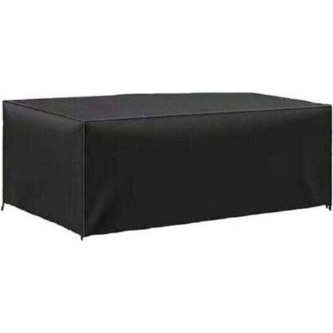 Housse Table de Jardin 180 x 110 x 70cm, XU, Housse de Protection Bâche Résistante aux Intempéries et aux Déchirures 420D Oxford pour Mobilier Salon de Jardin - (1/4)