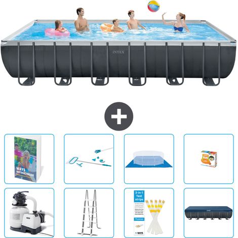 Ultra XTR Pool Rechteckig - 732x366x132 cm - 9-teilig S647