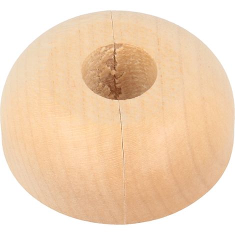 STEDO Echtholz-Klapprosette - Ahorn - Loch: 15 mm x Aussen: 50 mm (1/2)