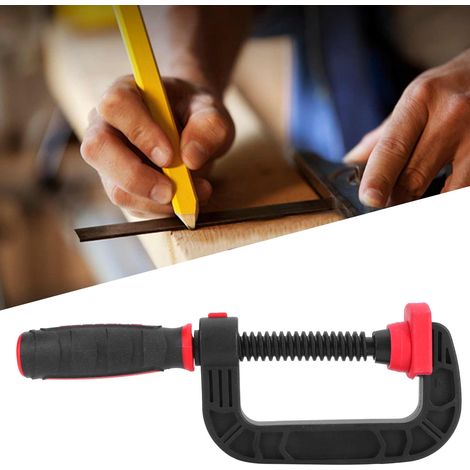 Pince à dégagement rapide, pince en G, pince en C, poignée de maintien, outil de menuiserie pour le bricolage, ouverture de 50 mm (2 pouces). (1/5)