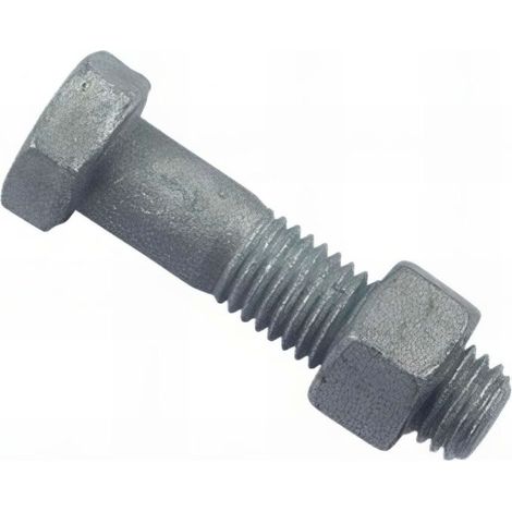 Boulon tête hexagonale F/Partiel 16 x 140 mm Galvanisé - Boite de 10 pcs - SB881614009B
