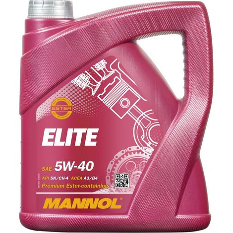 Mannol Motoröl 4T Elite 5W40 4L (API SN/CH-4, Jaso MA2) halbsynthetisch (7903) (4)