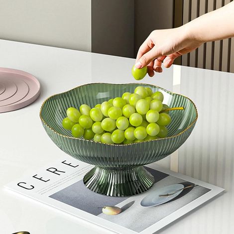 Bowl with Plastic Base Fruit Basket Luxury Fruit Drainer