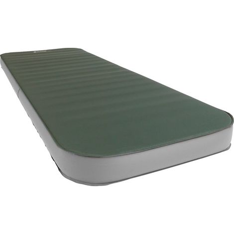 Outwell Sleepnest Esterilla autoinflable individual de 5,0 cm de grosor para camping, Gris Oliva (1/5)