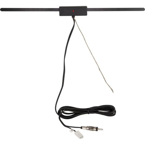 Antenne sur verre AM/FM DIN(m) 12V externe