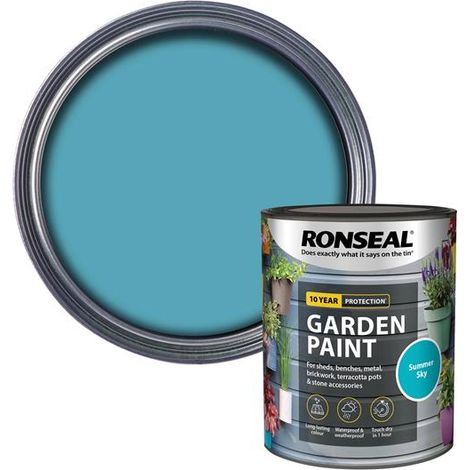 Ronseal Garden Paint Summer Sky 750ml