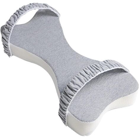 Coussin de genou pour dormir sur le côté Oreiller de genou en mousse Oreiller orthopédique pour les jambes pour dormir sur le côté Coussin de soutien cale pour le dos, les hanches, les genoux et (1/4)
